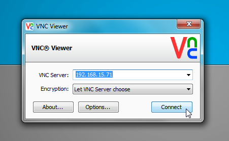 vnc viewer key